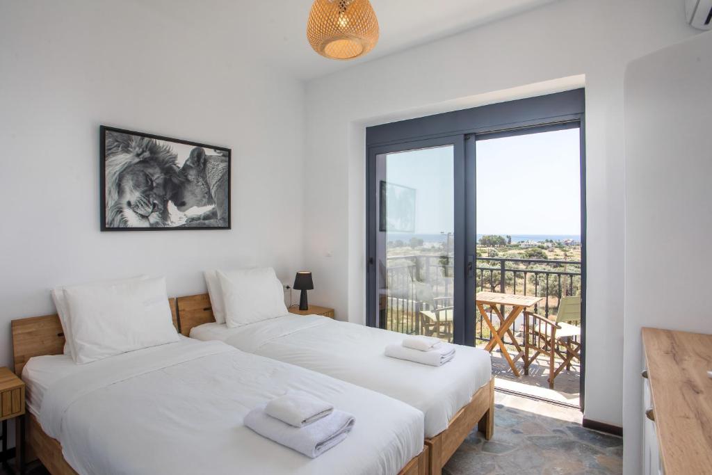 Schlafzimmer mit Balkon